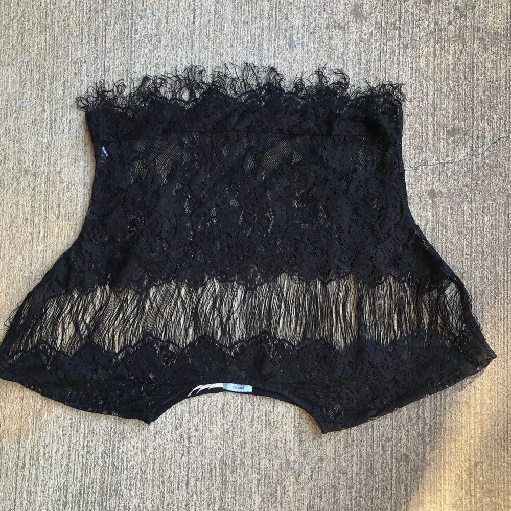Kimchi Blue Black lace top